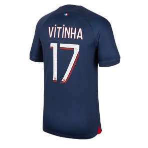 Paris Saint-Germain Vitinha Ferreira #17 Replica Home Stadium Shirt 2023-24 Short Sleeve